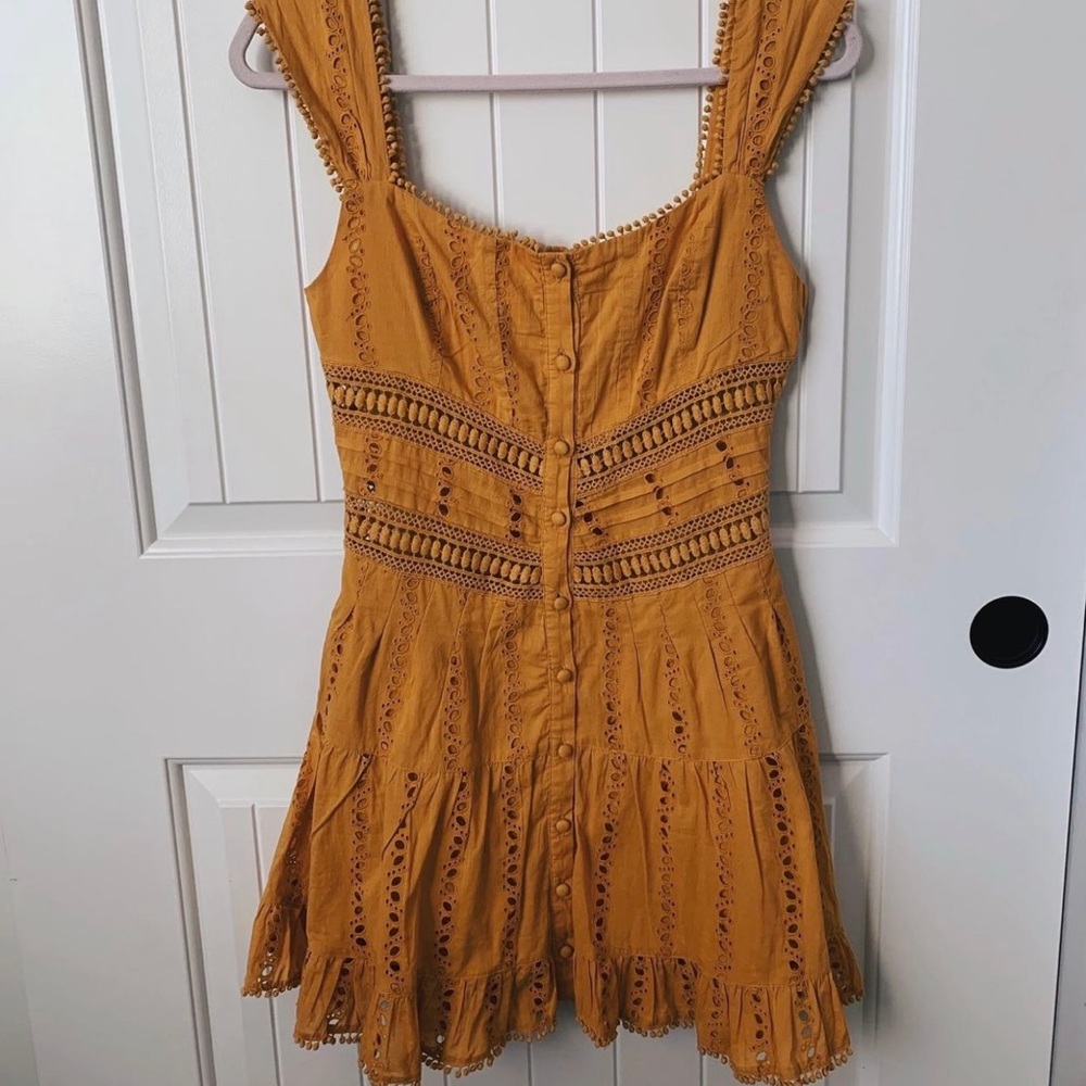 Rahi mustard yellow dress